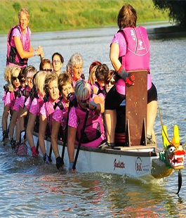 Florence Dragon Boat Pink Meeting: 'Donne in Rosa' in Arno per la prevenzione oncologica