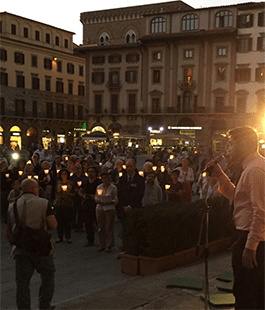 11 Settembre: ''Vigil for Peace'' in Piazza della Signoria