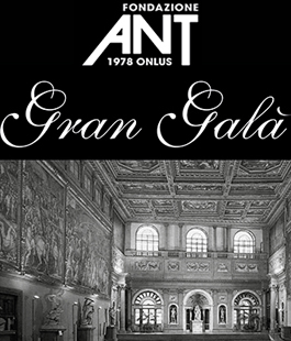 Gran Galà di Fondazione ANT Italia nel Salone dei Cinquecento in Palazzo Vecchio