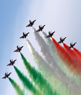 Festa dell'Aeronautica Militare con le ''Frecce Tricolori'' al Piazzale Michelangelo