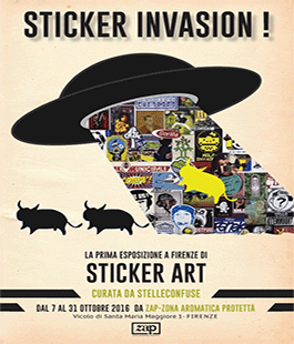''Sticker Invasion!'', esposizione di Sticker Art a cura di Stelleconfuse a ZAP