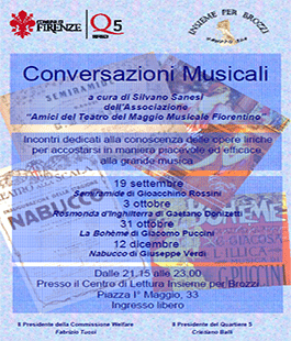 Conversazioni musicali: incontro sull'opera ''Rosmonda d'Inghilterra'' a Brozzi