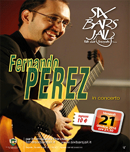 Six Bars Jail: Fernando Perez in concerto di chitarra acustica fingerstyle