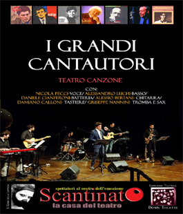 ''I grandi cantautori'': Nicola Pecci e la sua band in concerto allo Scantinato di Firenze