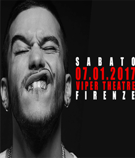 Il giovane rapper ''Sfera Ebbasta'' in concerto al Viper Theatre di Firenze