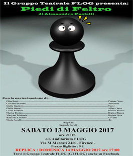 ''Piedi di feltro'' di Alessandro Paolelli all'Auditorium FLOG di Firenze