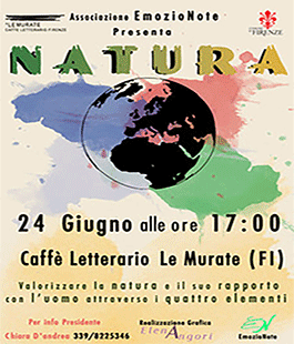''Natura'', spettacoli, danza e canto con Emozionote al Caffè Letterario Le Murate di Firenze