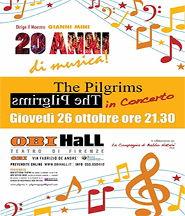 The Pilgrims diretti dal maestro Gianni Mini in concerto all'Obihall di Firenze