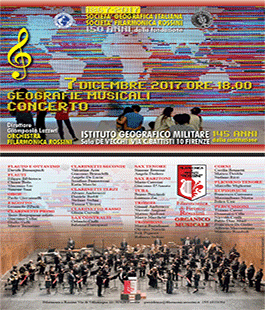Concerto ''Geografie Musicali'' all'Istituto Geografico Militare di Firenze