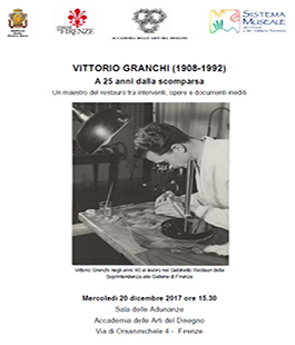 Accademia delle Arti del Disegno: giornata di studi su Vittorio Granchi