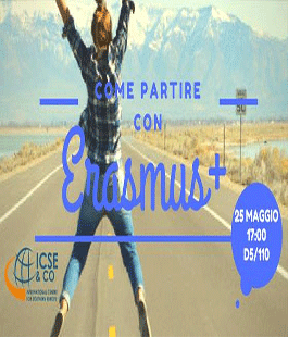''Erasmus+ tante opportunità per partire'', incontro a cura di ICSE & co. a Novoli