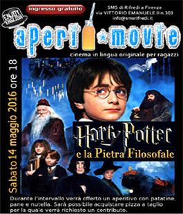 Aperi-Movie: ''Harry Potter e la pietra filosofale'' in lingua originale al Circolo SMS di Rifredi